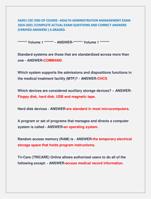 4A051 CDC END OF COURSE HEALTH ADMINISTRATION MANAGEMENT EXAM  2024-2025 /COMPLETE ACTUAL EXAM QUESTIONS AND CORRECT ANSWERS