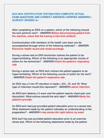 EKG NHA CERTIFICATION TEST2024/2025 COMPLETE ACTUAL  EXAM QUESTIONS AND CORRECT ANSWERS (VERIFIED ANSWERS )
