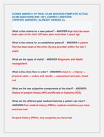 SCRIBE AMERICA OP FINAL EXAM 2024/2025/COMPLETE ACTUAL  EXAM QUESTIONS AND 100% CORRECT ANSWERS  (VERIFIED ANSWERS )