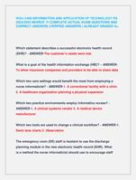 WGU C468 INFORMATION AND APPLICATION OF TECHNOLOGY PA  2024/2025 NEWEST !!! COMPLETE ACTUAL EXAM