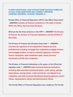 FLORIDA MORTGAGE LOAN OFFICER EXAM 2024/2025 COMPLETE  ACTUAL EXAM QUESTIONS AND CORRECT ANSWERS