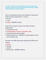 CDC 4A071 HEALTH SERVICES MANAGEMENT CRAFTSMAN URE's EXAM  2024/2025 COMPLETE ACTUAL EXAM QUESTIONS AND CORRECT ANSWERS