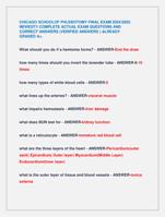 CHICAGO SCHOOLOF PHLEBOTOMY FINAL EXAM 2024/2025  NEWEST!! COMPLETE ACTUAL EXAM QUESTIONS AND  CORRECT ANSWERS