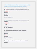 CAT WORK TEST 2024/2025 /COMPLETE ACTUAL EXAM QUESTIONS AND  CORRECT ANSWERS (VERIFIED ANSWERS ) ALREADY GRADED A+.