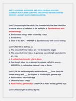 ASRT  CALIFORNIA SUPERVISOR AND OPERATOR EXAM 2024/2025  /COMPLETE ACTUAL EXAM QUESTIONS AND CORRECT ANSWERS