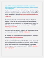 ACLS WRITTEN EXAM 2024/2025 NEWEST !! COMPLETE ACTUAL EXAM  QUESTIONS AND CORRECT ANSWERS (VERIFIED ANSWERS )