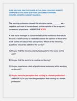 N150 MIDTERM PRACTICE EXAM & ACTUAL EXAM 2024/2025 NEWEST!!  COMPLETE ACTUAL EXAM QUESTIONS AND CORRECT ANSWERS