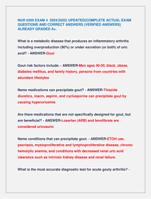 NGR 6200 EXAM 4 2024/2025( UPDATED)COMPLETE ACTUAL EXAM  QUESTIONS AND CORRECT ANSWERS (VERIFIED ANSWERS)  ALREADY GRADED A+.