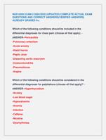 NGR 6200 EXAM 2 2024/2025 (UPDATED) COMPLETE ACTUAL EXAM  QUESTIONS AND CORRECT ANSWERS(VERIFIED ANSWERS)  ALREADY GRADED A+.