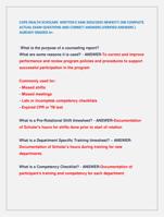 COPE HEALTH SCHOLARS WRITTEN E XAM 2024/2025 NEWEST!! 206 COMPLETE  ACTUAL EXAM QUESTIONS AND CORRECT ANSWERS