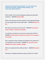HOME HEALTH AIDE EXAM 2024/2025 NEWEST !! ACTUAL COMPLETE 407  QUESTIONS AND CORRECT ANSWERS (VERIFIED ANSWERS )