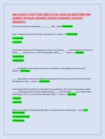 DBIA EXAM 3 LATEST 2024 -2025 exam update