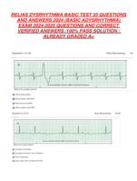 RELIAS DYSRHYTHMIA BASIC  EXAM