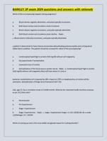 BARKLEY 3P exam 2024-2025 questions and answers with rationale