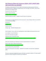 HESI Obstetrics/Maternity Assignment EXAM LATEST UPDATE 2024- 2025 QUESTIONS And ANSWER
