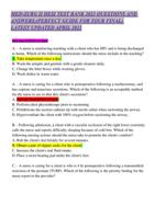 Med-Surg II HESI Test Bank exam 2025