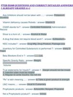 PTCB Exam 2025 questions and answers