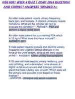 NSG 6001 WEEK 4  2025 questions and answers