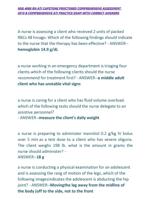 RN ATI capstone proctored comprehensive assessment 2019 B NSG 4060 Comprehensive ATI PRACTICE