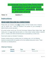 ati dosage calculation proctored assessments EXAM