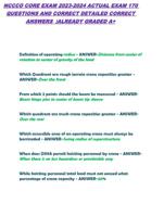 NCCCO CORE FINAL  EXAM 2024-2025  question and answer