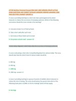 ATI RN Nutrition Proctored Focused 2024-2025 exam