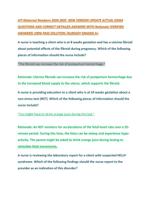 ATI Maternal Newborn 2024-2025 exam  update