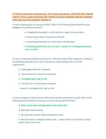 ATI 2019 Fundamentals Proctored ExaM 2025 update