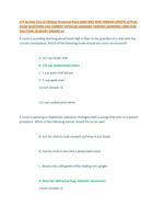 ATI Nursing Care of Children Proctored Exam