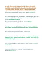 APEA 3P EXAM 3 2024-2025 questions and answer