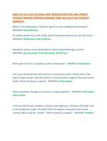 AMLS Post Test 2024 3rd Edition NEW VERSION QUESTIONS AND CORRECT DETAILED ANSWERS