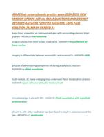 ABFAS foot surgery boards practice exam