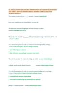 Bio 255 exam 2 EXAM 2024 -2025