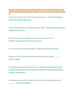 BSC2085 Final EXAM 2024-2025 Q&A