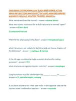 CAISS EXAM CERTIFICATION EXAM 1 2024-2025