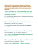 CAISS EXAM CERTIFICATION EXAM 2 NEW VERSION 2024-2025