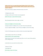 California DMV Practice Test EXAM 2024-2025