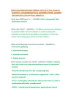 CERAP EXAM 2024 -2025 QUESTIONS AND ANSWERS