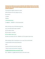 CNA State Exam AND Practice Questions