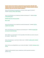 Domestic Violence & the healthcare professional & Special Populations 2024-2025 NEW VERSION UPDATE