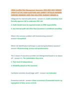 CRMA-Certified Risk Management Assurance 2024-2025 NEW VERSION UPDATE ACTUAL EXAM QUESTIONS AND CORRECT DETAILED ANSWERS