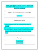 AANP FNP: ADULT EENT > EENT Flashcards  Exam 2024-2025 latest version questions and  accurate answers