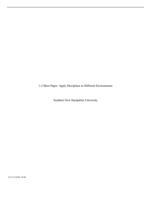 1-3 Short Paper: Apply Disciplines to Different Environments