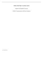 Module 2 Short Paper: Case Study AnalysisSouthern New Hampsh