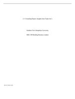 2-1 Consulting Report: Insights from Trader JoesSouthern Ne