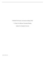 CYB-400-H7195 Security Assessment & Auditing 23EW25-3 Projec