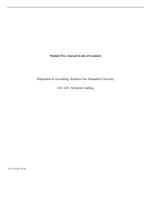 Module Five: Journal (Code of Conduct)Department of Accounti