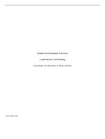 Southern New Hampshire UniversityLeadership and Team Buildin