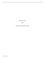 Module III ActivityBlogSouthern New Hampshire University 02: