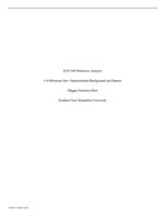 DAT 640 Predictive Analysis5-4 Milestone One: Organizational